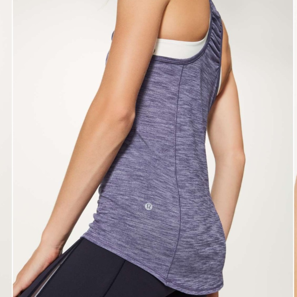 Lululemon Our Sport Tank size 8 Heathered Purple